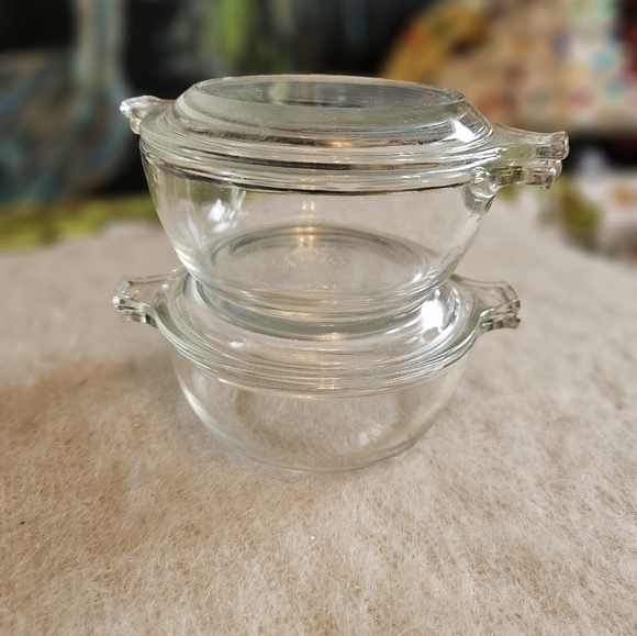 Vintage Pyrex Mini Casserole Dish with Lids - Picture 5 of 5